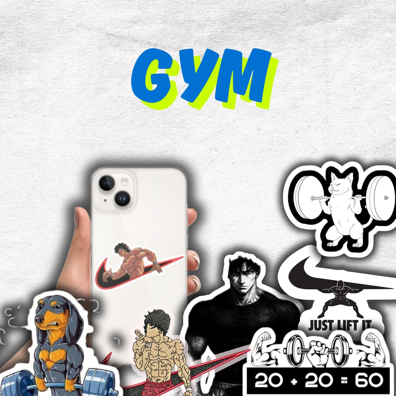 gym stickers