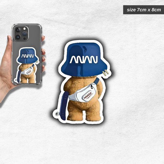 aesthetic teddy sticker