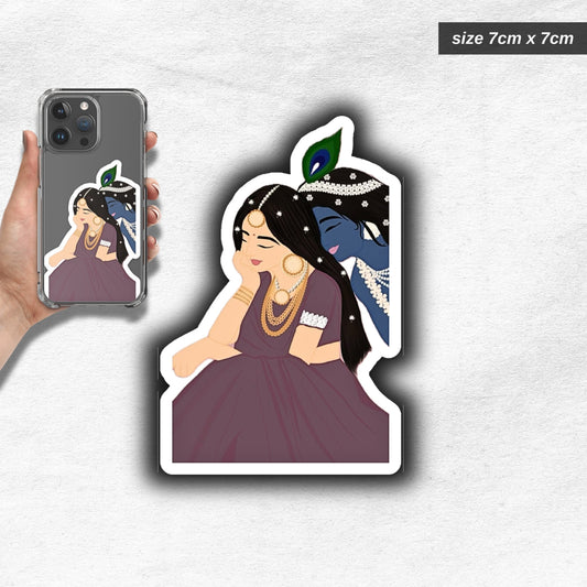lord krishna sticker