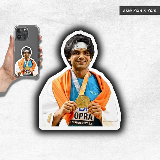 niraj chopra sticker